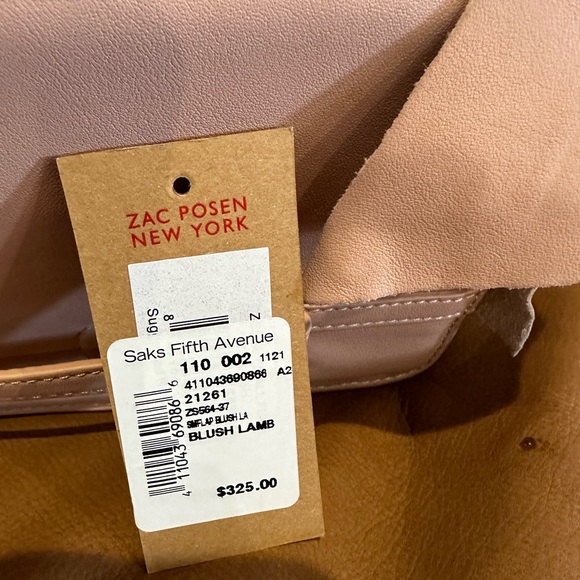 Zac Posen “Z Spoke” Small Handbag “Blush Lamb” NWT & Dust Bag - Picture 10 of 10
